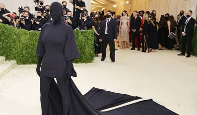 Kim Kardashian causes controversy at the Met Gala