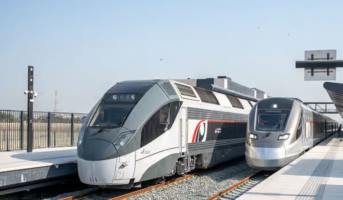 Etihad Rail passenger train